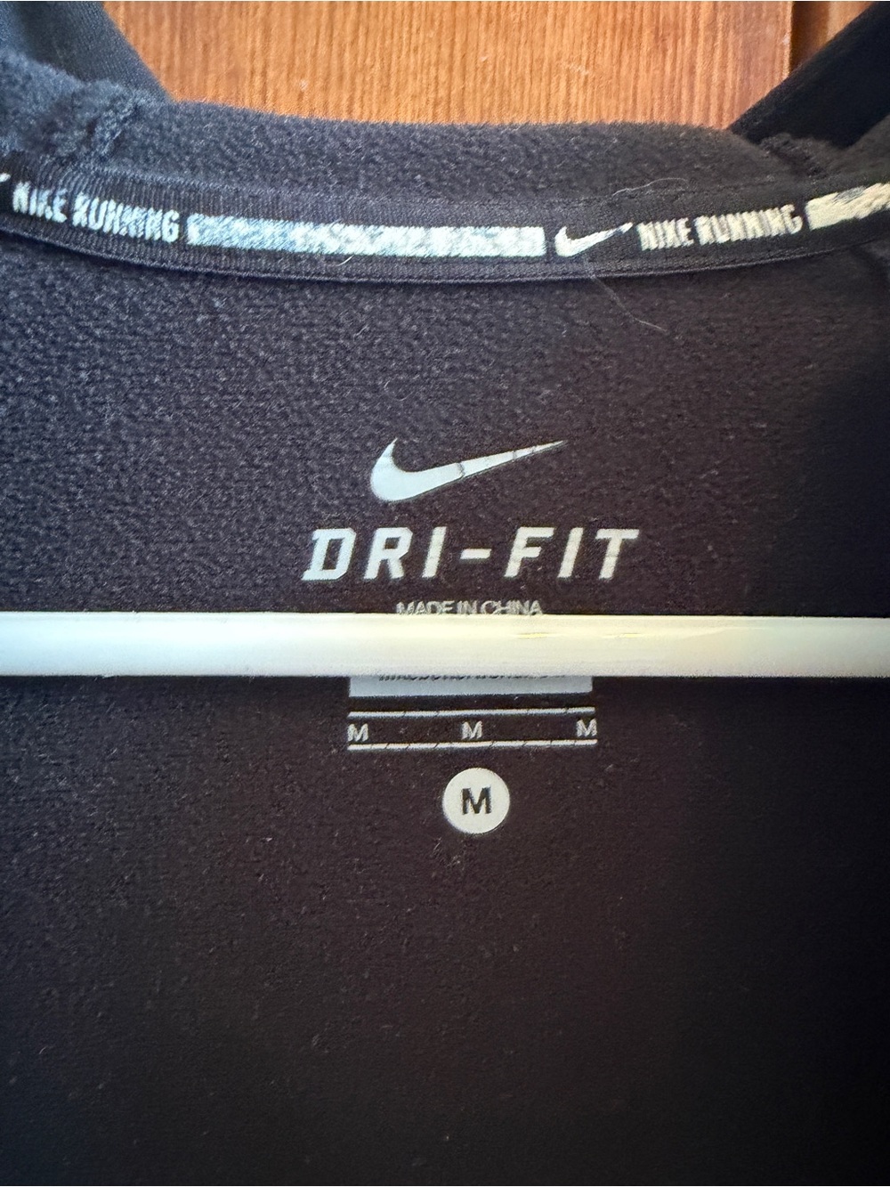 Nike Black Half-Zip Hooded Shirt - Picture 4 of 4